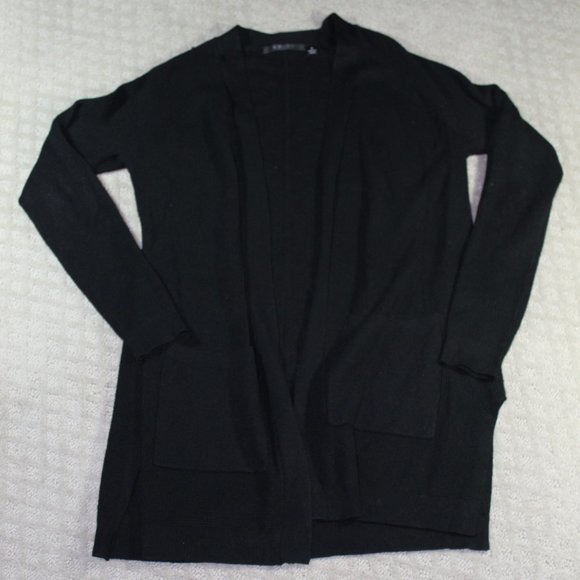 Cyrus Black Textured Cardigan - Picture 1 of 5